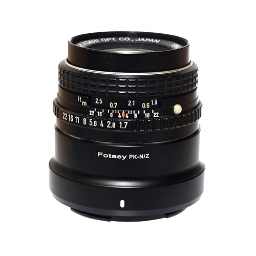 Adaptador Fotasy PK Lens a Montura Nikkor Z, K Mount a Z Mount, compatible con lentes Pentax PK y cámaras mirrorless Nikon Z miniatura 5