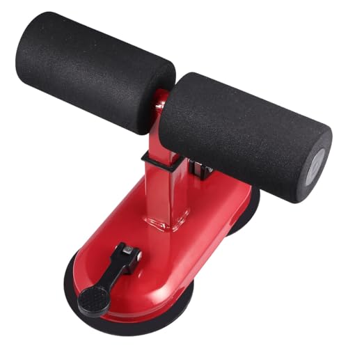 Appareil pour crunchs et abdominaux rouge réglable en hauteur