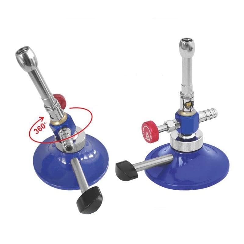 Bruciatore a gas portatile Bunsen per riscaldamento da laboratorio ed esperimenti scientifici