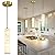 LMQNINE Natural Alabaster Pendant Lights for Kitchen Island White Marble Long Tube Chandelier Modern Gold Ceiling Light Fixtures for Bedroom Dining Room Table Living Room Hallway(S-3Pack)
