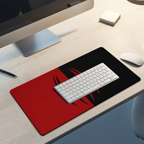 Gaming Mouse Pad, Spider Red Pattern Mouse Pad 11.8x23.6Inch Large Extended Computer Mouse Mat Keyboard Full Desk Mousepad for Gaming, Office, Home - Image 6