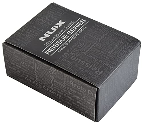 Nux Plexi Crunch Pedal, elektrische gitaar effectpedaal (effectregeling met regelaars voor master, preamp, tone… - Image 7