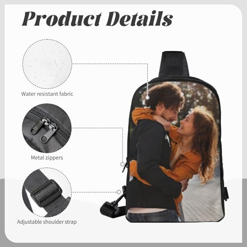 Personalized Sling Backpack Custom Crossbody Bags Sports Outdoor Personalized Bag Backpack Add Your Name Logo Text Image for Men Women2