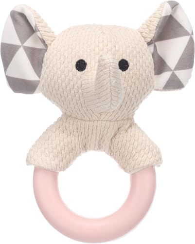 Flamingo Spielzeug Puppy Fabbo Elefant Weiß – Speziell für Welpen, Hilft Zahnstein zu Verhindern, Massiert das Zahnfleisch und Bietet Spielspaß