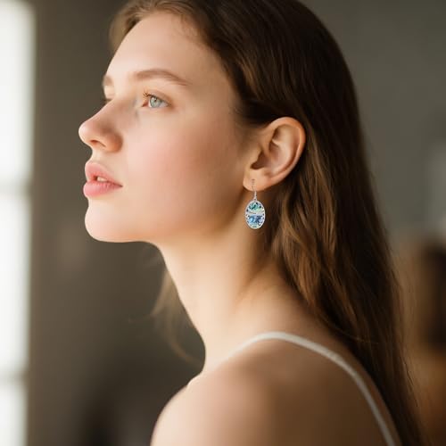 Dragonfly Earrings 925 Sterling Silver Dragonfly Dangle Earrings Vintage Jewelry Gifts for Women2