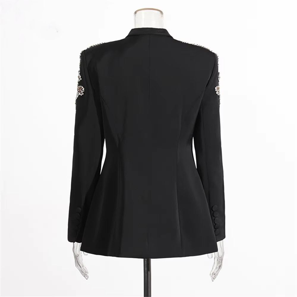 GUOYUXIAO Giacca Donna Formale Slim Fit, Giacca Professionale da Ufficio per Un Lavoro Elegante