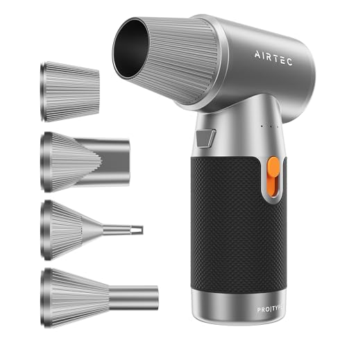 IT Dusters AirTec Ultra Soplador de Aire Inalámbrico Recargable para PC y Electrónica, para Teclado, Portátil y Consola, Alternativa al Aire Comprimido en Lata