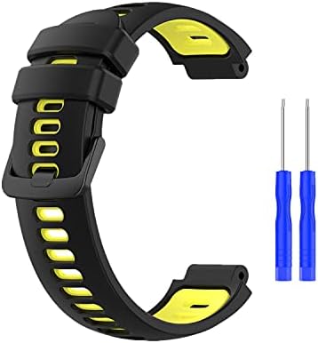 Muovrto Replacement Strap for Garmin Approach S20/S5/S6, Watch Strap Sport Band for Garmin Forerunner 220/230/630/620/235xt/735xt