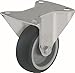 Blickle BX-Path 125G Fixed Caster, 4.92" Wheel Diameter, 330 lb. Load Capacity