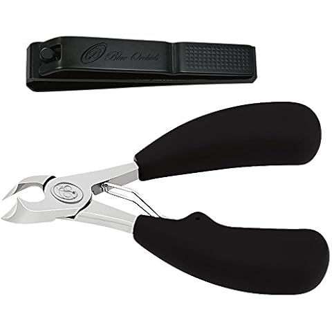 Podiatrist Toenail Clippers, Professional Pedicure Clippers for Thick and ingrown toenails, Perfect for Men and Seniors. with a Super Sharp Curved Blade, These Clippers Make an Ideal Grooming Tool. Cover