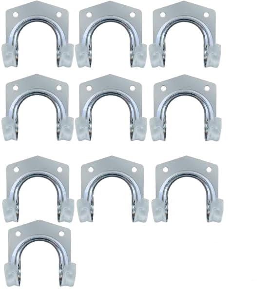 Garden Mile 10pc Shed Hooks for Garden Tools Durable Metal Hooks for Hanging Heavy Duty Ideal for Garage Storage Tool Storage Galvanised Steel Wall Hook Set — image 1