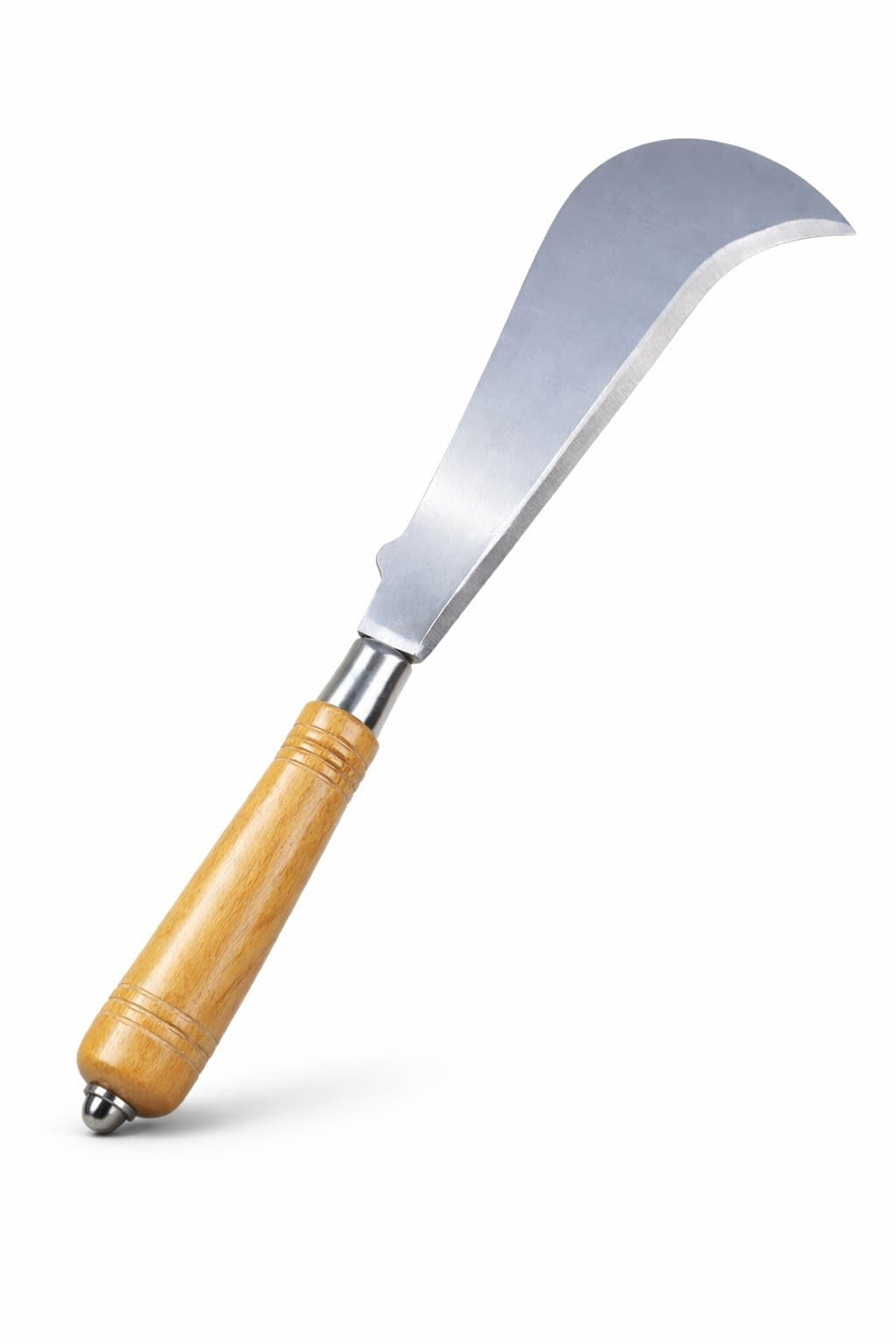 Billhook Coconut Cutter with High Carbon Steel Blade, Wooden