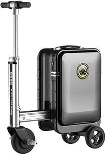 Airwheel SE3S Electric Scooter Suitcase - Black | 20L Innovative Travel Luggage, Motorized Electric Luggage Scooter for Ef...