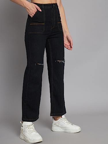 Image of GUTI Womens High Rise Ankle Length Jeans