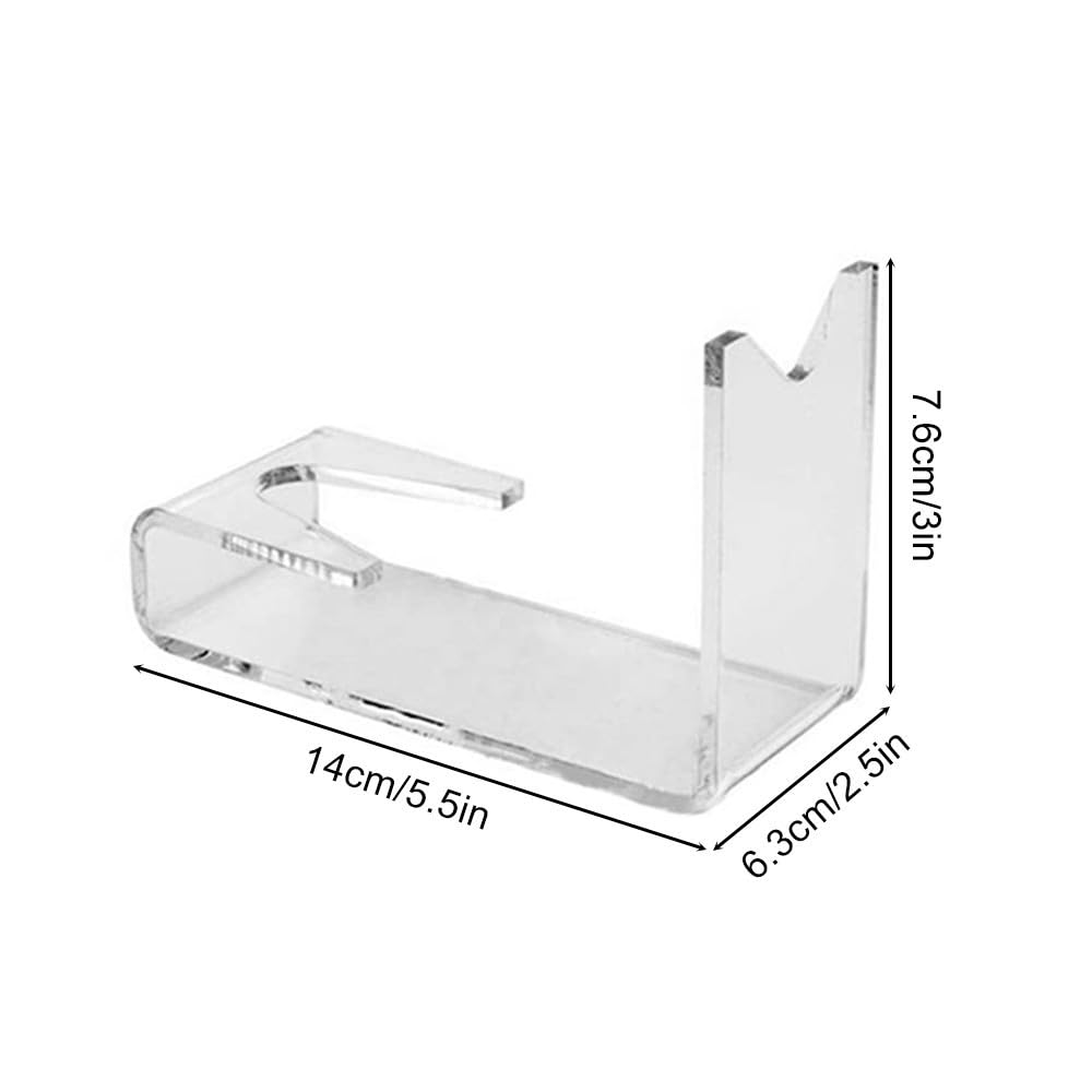 DONGKER Supporto per Pistole, 2 Pezzi Porta Pistola in Acrilico Trasparente, Supporti per Pistole Revolver, Modello di Pistola Giocattolo