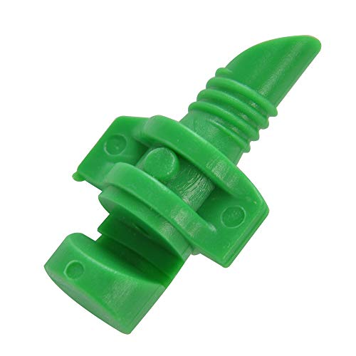 Wixine 100Pcs EZ Clone Sprayer Nozzle Jet Mister Cloning Machine Hydroponic 90°/180°/360° (180° Green)