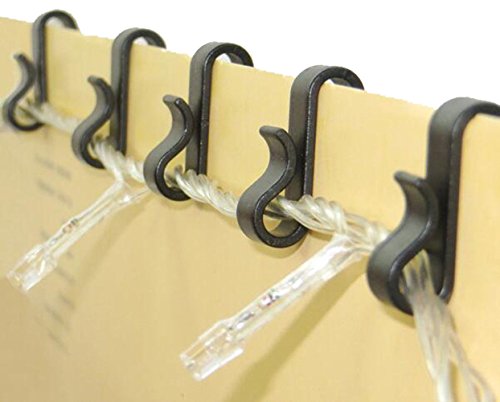 ( pack of 30 ) Gutter Hangers For Lights, Party Light Hanger Multifunction Outdoor Activities Wire Holder for Led Icicle Fairy Lights String , - No need to hammers,nails ?(without light strings)