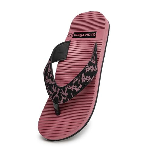 Image of Ortho + Rest Slippers for Women, Ortho Flipflops | With Soft Cushioned Footbed | Arch Support Lightweight Ladies Chappal | Orthopedic Doctor Soft Slippers