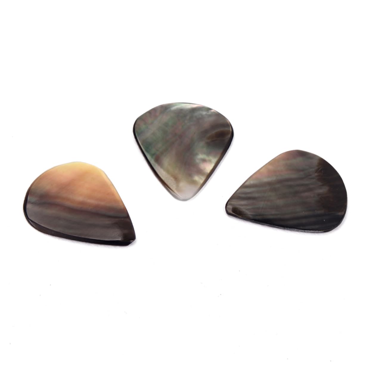 VICASKY 6piezas Púas De Guitarra De Concha Natural y Auténtico Para Guitarra y Ukelele