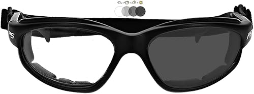 Miniatura 4 de Gafas de seguridad de transición que incluyen junta de espuma y correa para convertir en gafas