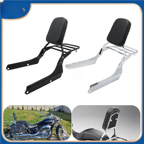 Dossier arrière moto Shadow VT750C2 sissy bar passager avec support bagage - 2