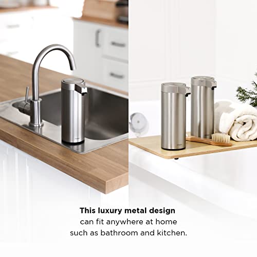 Mooas Automatic Liquid Soap Dispenser, Stainless Steel Touchless Hand Soap Dispenser With 3 Adjustable Levels, Waterproof Ipx5 Equipped Infrared Motion Sensor Dish Soap Dispenser For Kitchen Bathroom #TOP7