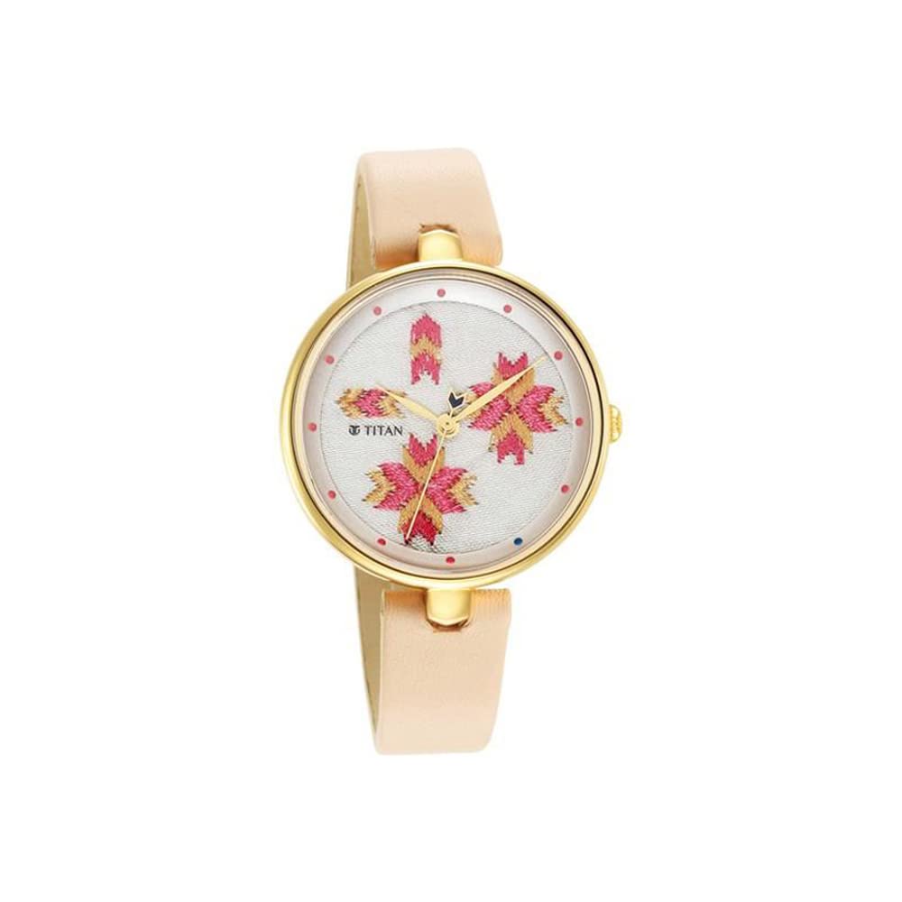 Titan Mens Pink Dial Leather Analog Watch (B0C4FV8M8R) Amazon Price History, Amazon Price Tracker