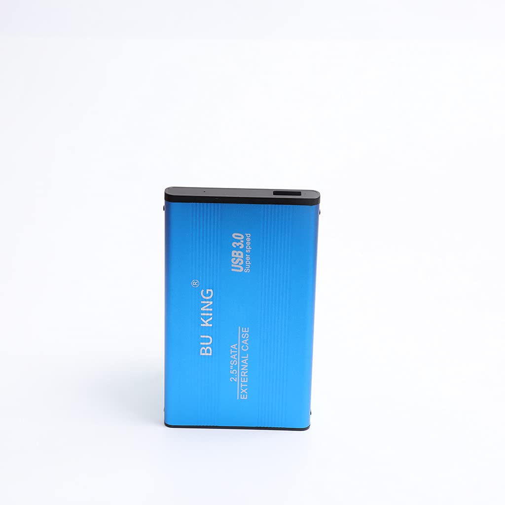 Mirco USB 3.0 Custodia per disco rigido Custodia esterna per disco rigido mobile 1T Custodia in lega di alluminio Scatola-blu