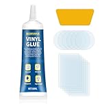 BOMVMVE Kit Riparazione Piscina, Colla per Riparazione in PVC, Kit Ripara Piscina, per Gommoni in PVC e PU, Spa Gonfiabili, Materassi ad Aria, Castelli