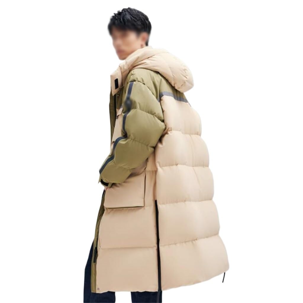 Goose Down Lovers Down Jacket Men And Women Over The Knee Long Winter Thick Coat