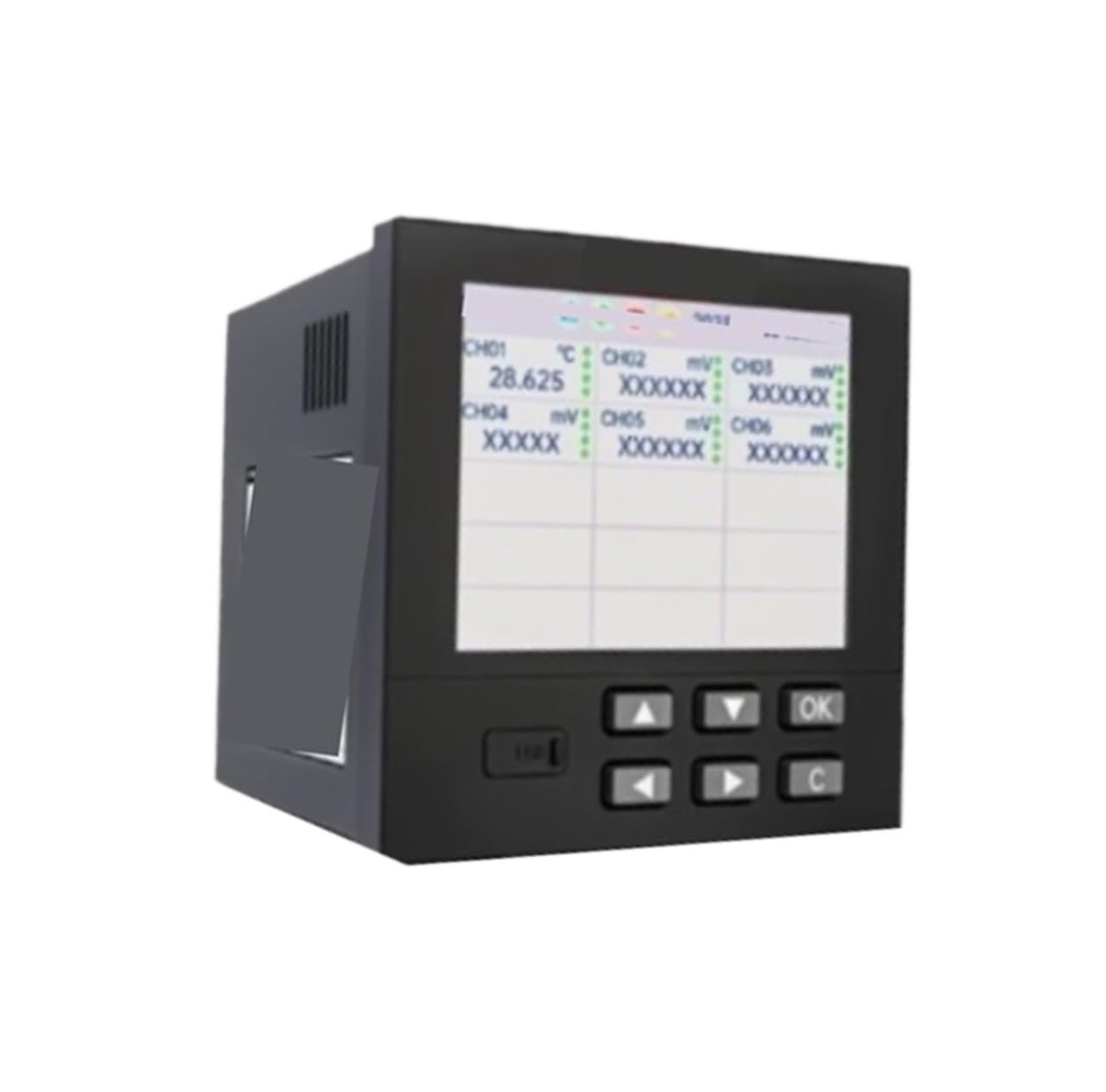 Bildschirmschreiber, MIK-RN3000 1 Kanal | Temperatur-Druck-Strom-Spannungsrekorder