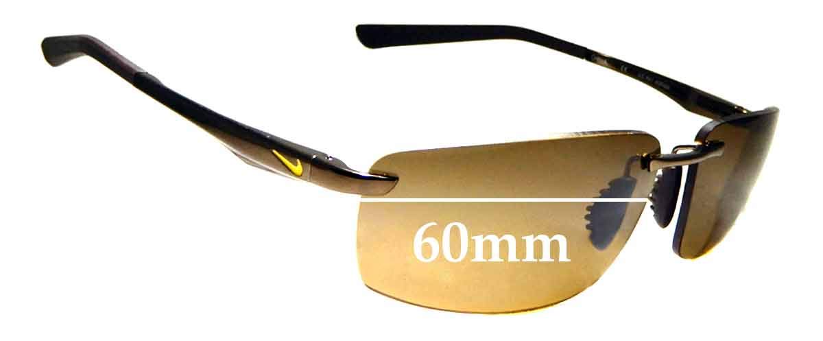 Sunglass Fix Replacement Sunglass Lenses Compatible for Nike EV0567 Avid 60mm (Polarized SFx-Diamond BIO Photochromatic Black Pair)