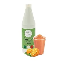 Almar – Sciroppo Superconcentrato per Granita, Gusto Arancia, Da Usare Con Base Granita Naxos, Pronto in Pochi Secondi, Ideale per Bar, Chioschi e Uso Domestico, Senza Conservanti, Bottiglia da 1kg