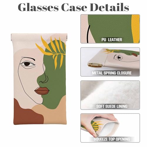 Image of Ocean Beach Glasses Case, Sunglasses Organizer Eyeglasses Case Glasses Cases Pouch For Men Women