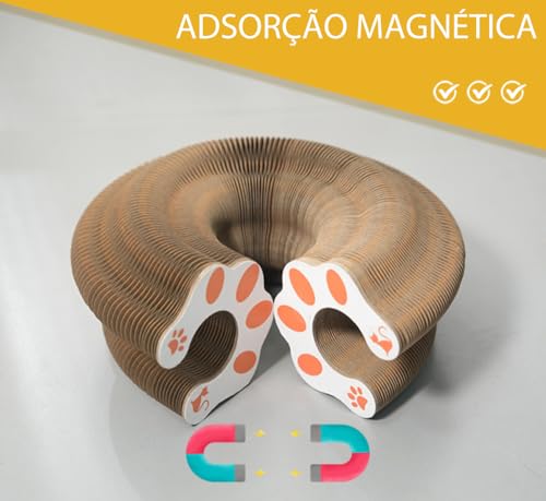 Arranhador de Órgão Mágico 2PCS, Arranhador para Gatos com Bola de Sino de Brinquedo, Durável E Reci