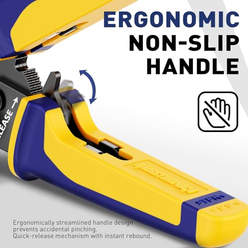 haisstronica Quick Change Jaws Crimping Tool for Ferrule Terminals AWG 24-8 Ratcheting Wire Crimper & Terminals - H2 by haisstronica - Image 4