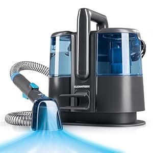 CLEANmaxx Pro Power Kussen- en tapijtreiniger, 3-in-1: wasstofzuiger, tapijt- en meubelreiniger, spotreiniger voor natte reiniging, vlekreiniger voor tapijt, auto, bank, bekleding