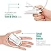 Vekkia 3000K Warm LED Rechargeable Book Light, Easy for Eyes, Clip on Reading Lights for Reading in Bed, Car & Travel, Lightweight Slim 2.1 oz. Perfect for Readers (Elegant White)