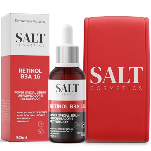 Sérum 3,5% Nano Retinol + 6% Niacinamida + 5,5% Ácido Hialurônico + 1% Vitamina E - Salt Cosmetics