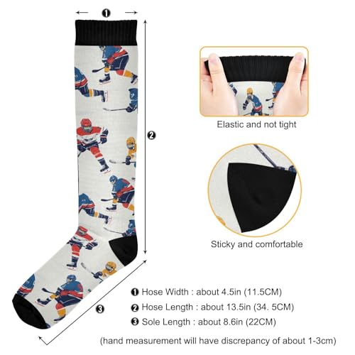 Image of Pigsaly Red White Polka Dot Womens Compression Socks Athletic Tube Sock Knee High Socks Outdoor Sport Socks