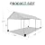 Heavy Duty 10 X 20 Ft Easy to Assemble Metal Car Canopy Shelter with Reinforced Steel Cables, Outdoor Portable Garage for Car, Boat Tent, Light Grey