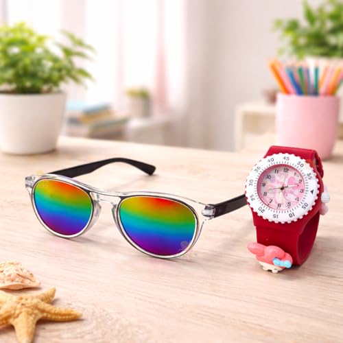 Image of Koochie-Koo UV Rays Protective Full Frame Sunglasses For Kids With Case (Pack of 1)