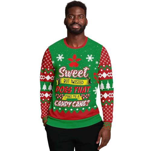 Sweet but Twisted Candy Cane Sweatshirt, alternative view 1