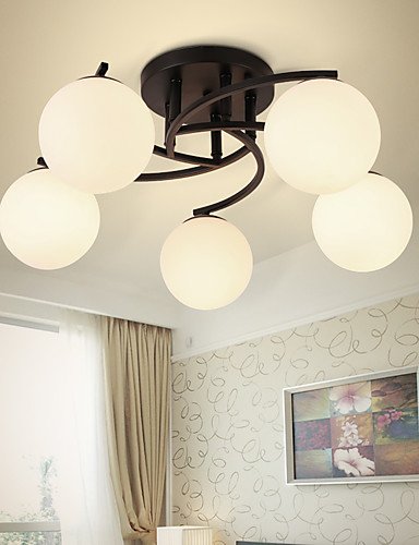 Modern retro luxury Chandeliers 60W Flush Mount , Modern/Contemporary / Country Painting Feature for Mini Style Metal Living Room / Bedroom / Entry , 110-120v