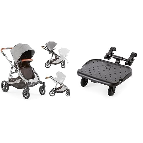 Bundle of Contours Legacy Convertible Baby Stroller and Toddler Stroller + Contours Baby Stroller Boogie Board Accessory Attachment Exclusively for Contours Strollers