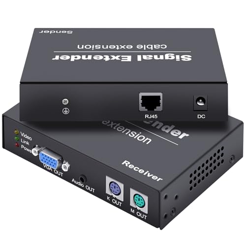 Rallonge KVM PS2 VGA pour éliminer la latence d'affichage sur 120 m