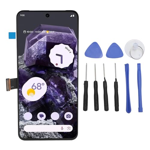 Écran Pixel 8 5G noir ou brisé ? Remplacez le bloc tactile GKWS6 G9BQD avec outils
