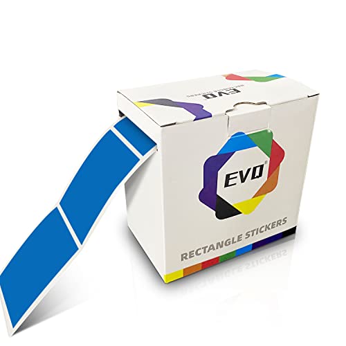 Étiquettes en vinyle bleu 7,6x5,1 cm pour organiser la maison et les cartons de déménagement