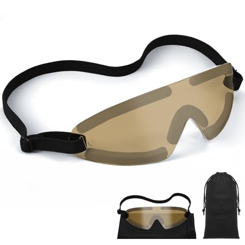 Kingdder Eye Shield Brown Eye Shield for Sleeping Protective Goggles