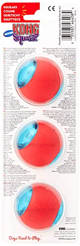 Kong Squeezz Action Ball Red for Small Dogs